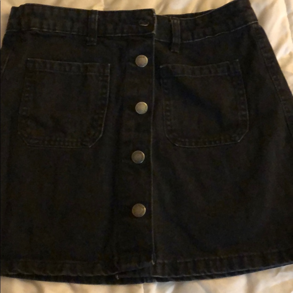 Bershka black skirt